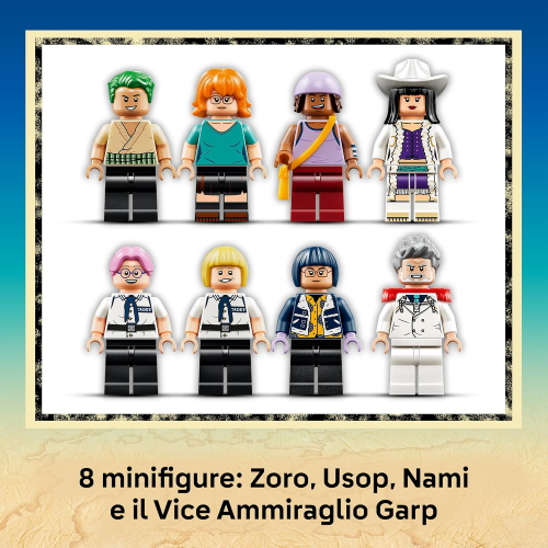 LEGO ONE PIECE - LA NAVE DA GUERRA DI GARP