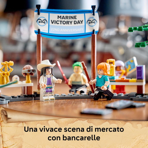 LEGO ONE PIECE - LA NAVE DA GUERRA DI GARP