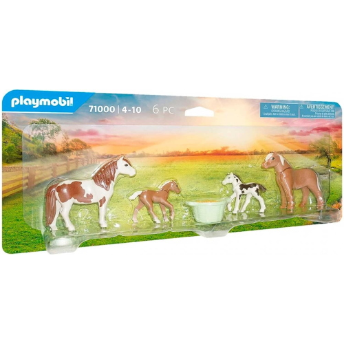 PLAY HORSE W.- 2 PONY CON PULEDRI
