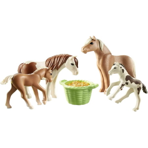 PLAY HORSE W.- 2 PONY CON PULEDRI