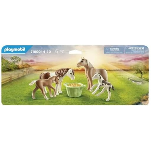 PLAY HORSE W.- 2 PONY CON PULEDRI