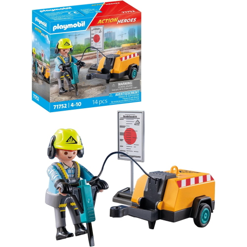 PLAY CITY - LAVORATORE CON MARTELLO PNEUMATICO
