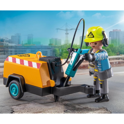PLAY CITY - LAVORATORE CON MARTELLO PNEUMATICO