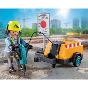 PLAY CITY - LAVORATORE CON MARTELLO PNEUMATICO