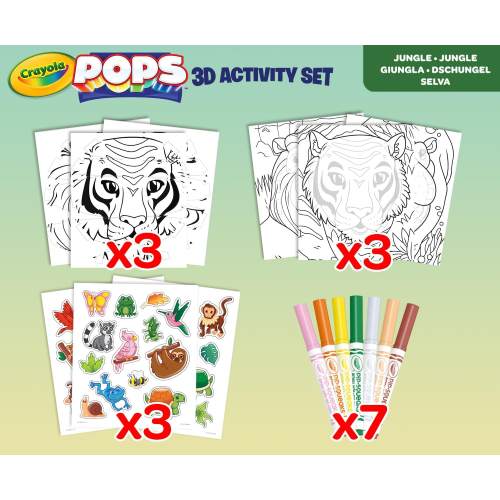 $ CRAY- SET ATTIVITA´ POPS GIUNGLA