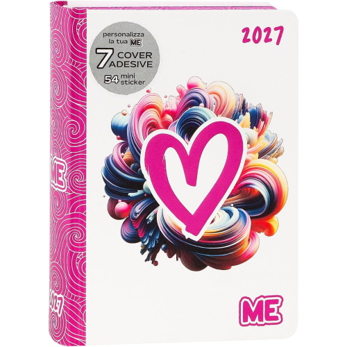 DIARIO AG. 026 - HASHTAG 16M  MEDIUM COLOR ME- PINK