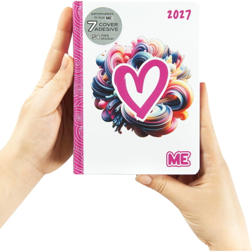 DIARIO AG. 026 - HASHTAG 16M  MEDIUM COLOR ME- PINK