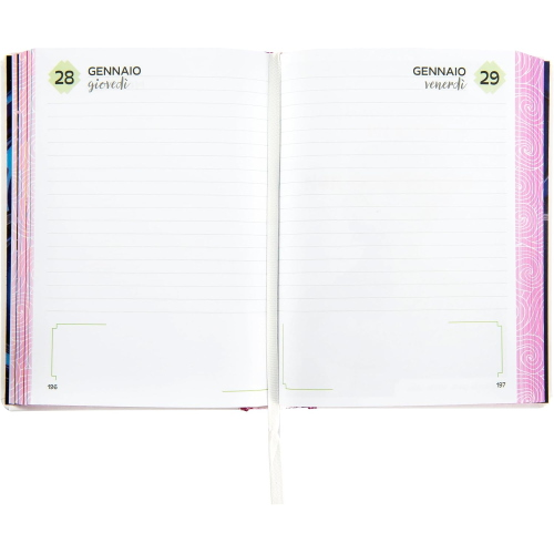 DIARIO AG. 026 - HASHTAG 16M  MEDIUM COLOR ME- PINK