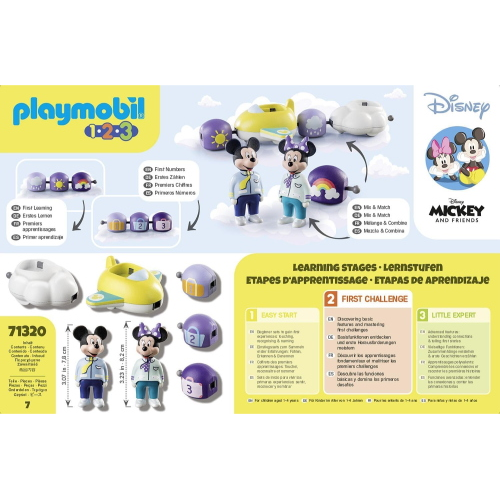 PLAY- 1-2-3 DISNEY- MM TRENINO NUVOLA