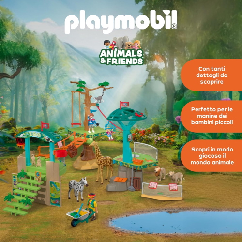 PLAY ZOO - ANIMALS & FRIENDS - PARCO AVVENTURA C/ANIMALI