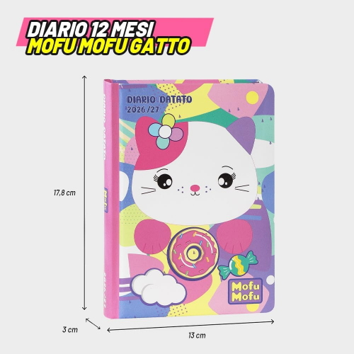 DIARIO AG. 026 - MOFUMOFU STD 12M- GATTO
