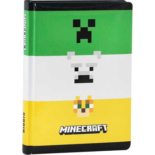 DIARIO AG. 026 - MINECRAFT 12M STD - STRIPE  PIXEL