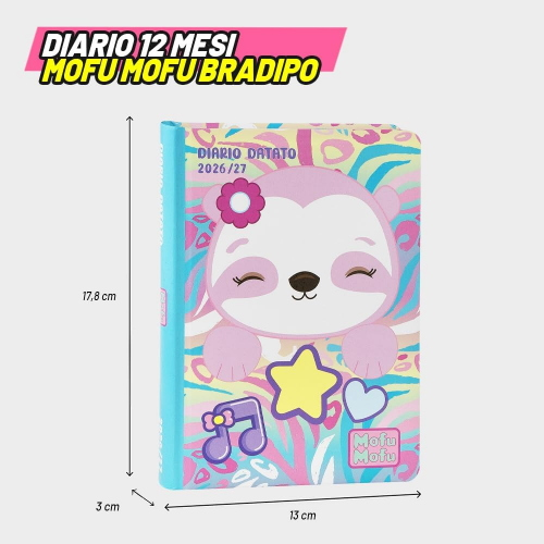 DIARIO AG. 026 - MOFUMOFU STD 12M- BRADIPO