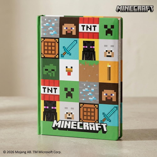DIARIO AG. 026 - MINECRAFT 12M STD - PATTERN PIXEL