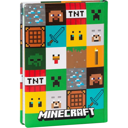 DIARIO AG. 026 - MINECRAFT 12M STD - PATTERN PIXEL