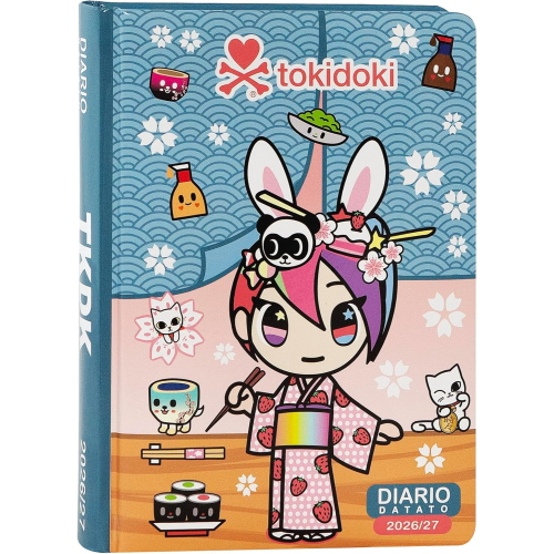 DIARIO AG. 026 - TOKIDOKI 16M- AZZURRO
