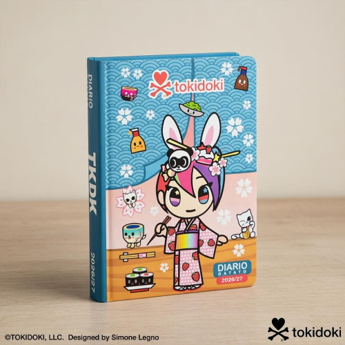 DIARIO AG. 026 - TOKIDOKI 16M- AZZURRO