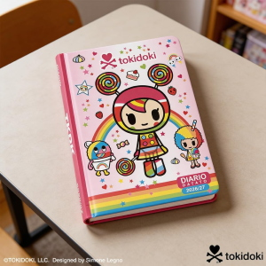 DIARIO AG. 026 - TOKIDOKI 16M- FUXIA
