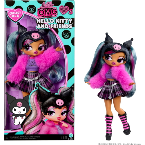 L.O.L - SURPRICE OMG LOVES HELLO KITTY & FRIENDS - KUROMI