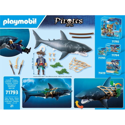 PLAY PIRATES- PIRATA E SQUALO GIGANTE