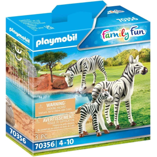 PLAY ZOO - FAMIGLIA DI ZEBRE
