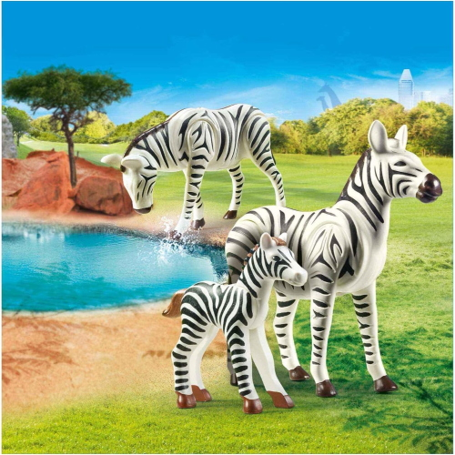 PLAY ZOO - FAMIGLIA DI ZEBRE