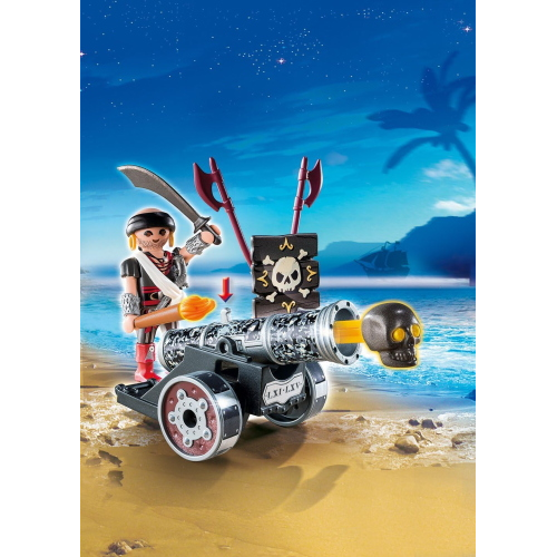 PLAY PIRATES- CON APP CANNON NERO