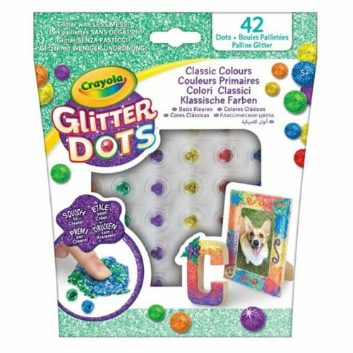 GLITTER DOTS - ASS.COLORI CLASSICI-PASTELLO-VIVIDI