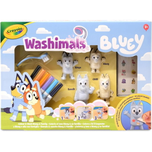 WASHIMALS - PETS SET CON ADESIVI LABABILI BLUEY