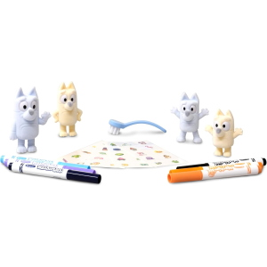 WASHIMALS - PETS SET CON ADESIVI LABABILI BLUEY