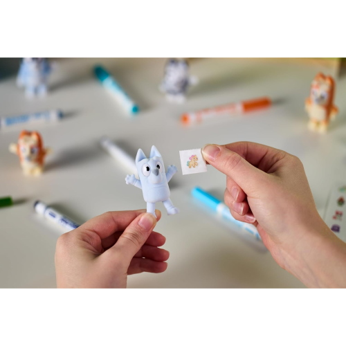 WASHIMALS - PETS SET CON ADESIVI LABABILI BLUEY