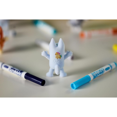 WASHIMALS - PETS SET CON ADESIVI LABABILI BLUEY