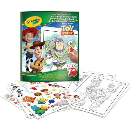 ALBUM ADESIVI COLORING - TOY STORY