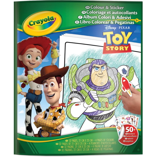 ALBUM ADESIVI COLORING - TOY STORY