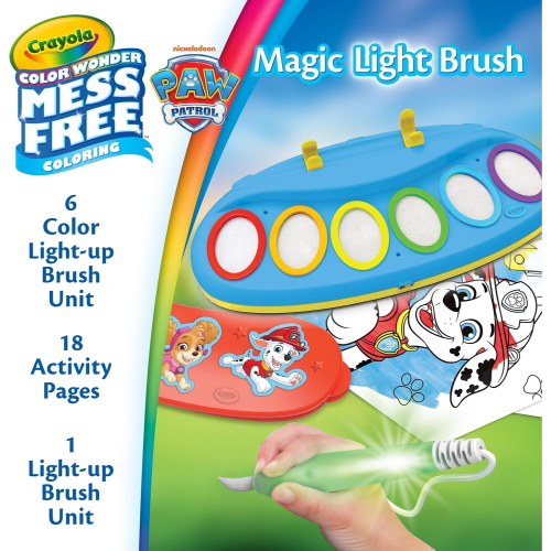 CRAY- COLOR WONDER - PENNELLO MAGICO LUMINOSO - PAW PATROL