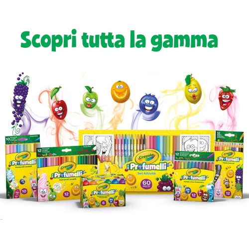 PROFUMELLI - PASTELLI CERA GIRA & COLORA PZ 12