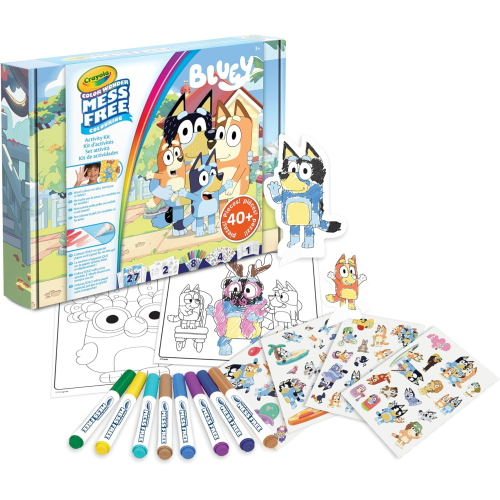 CRAY- ACTIVITY SET COLOR WONDER - BLUEY