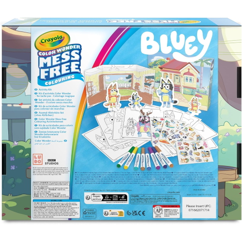 CRAY- ACTIVITY SET COLOR WONDER - BLUEY