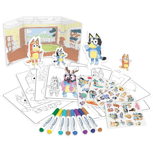 CRAY- ACTIVITY SET COLOR WONDER - BLUEY
