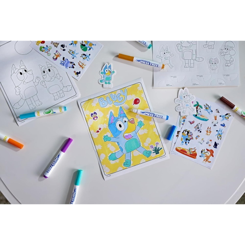 CRAY- ACTIVITY SET COLOR WONDER - BLUEY