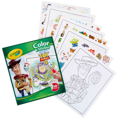 ALBUM ADESIVI COLORING TOY STORY 4