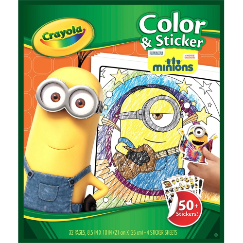 ALBUM ADESIVI COLORING - MINIONS