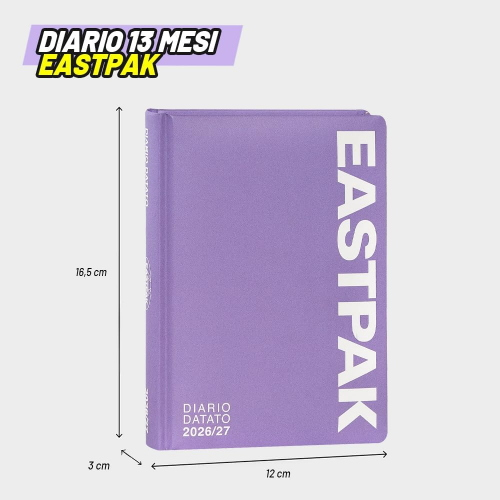DIARIO AG. 026 - EASTPAK 13M MEDIUM- LILAC