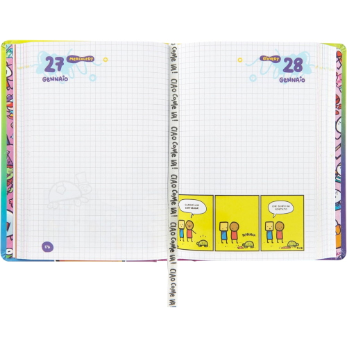 DIARIO AG. 026 - SCOMIX 16M MEDIUM- MULTICOLOR