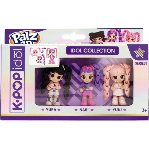K-POP IDOL - MINI FIGURE 6 CM ARTICOLATA PACK 3