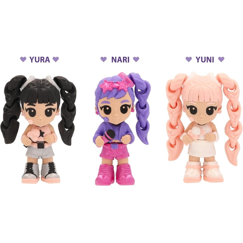 K-POP IDOL - MINI FIGURE 6 CM ARTICOLATA PACK 3