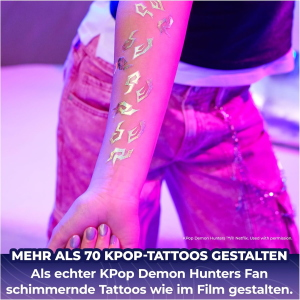 COOL MAKER - K-POP DEMON HUNTER SHIMMER ME ROLL CREA TATTOO