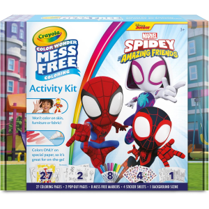 CRAY- ACTIVITY SET COLOR WONDER - SPIDEY