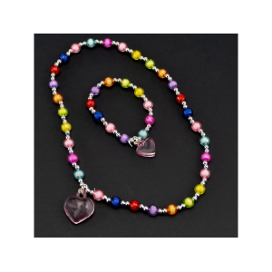 NICE PRECIUS- COLLANA E BRACCIALE COLORFUL HEART
