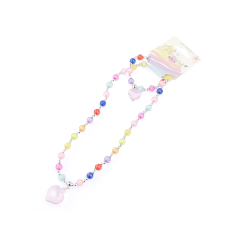 NICE PRECIUS- COLLANA E BRACCIALE COLORFUL HEART